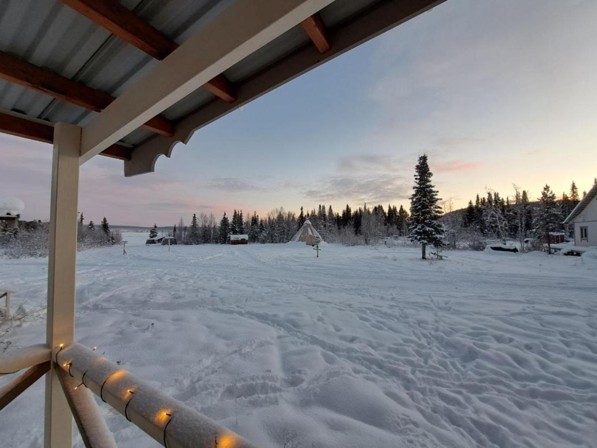 Aurora River Camp Glass Igloos & Cabins Kiruna Exterior foto