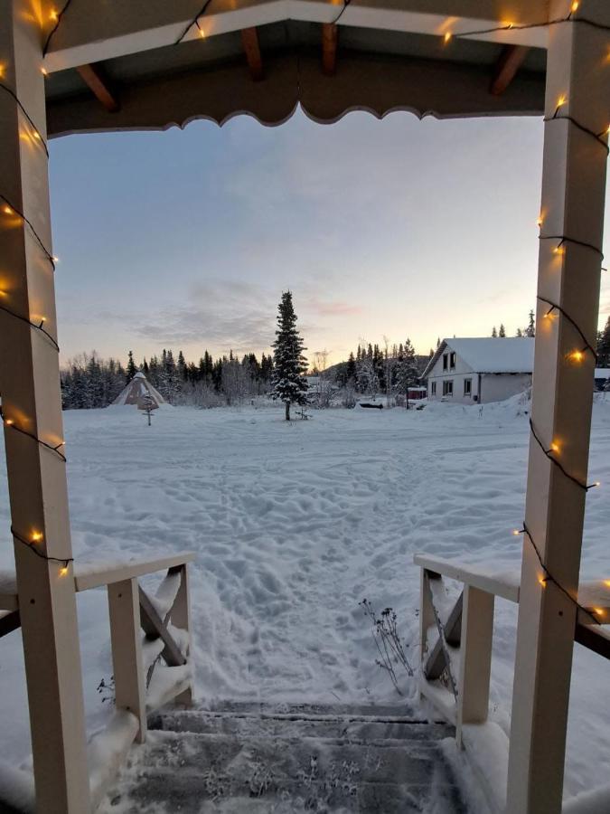 Aurora River Camp Glass Igloos & Cabins Kiruna Exterior foto
