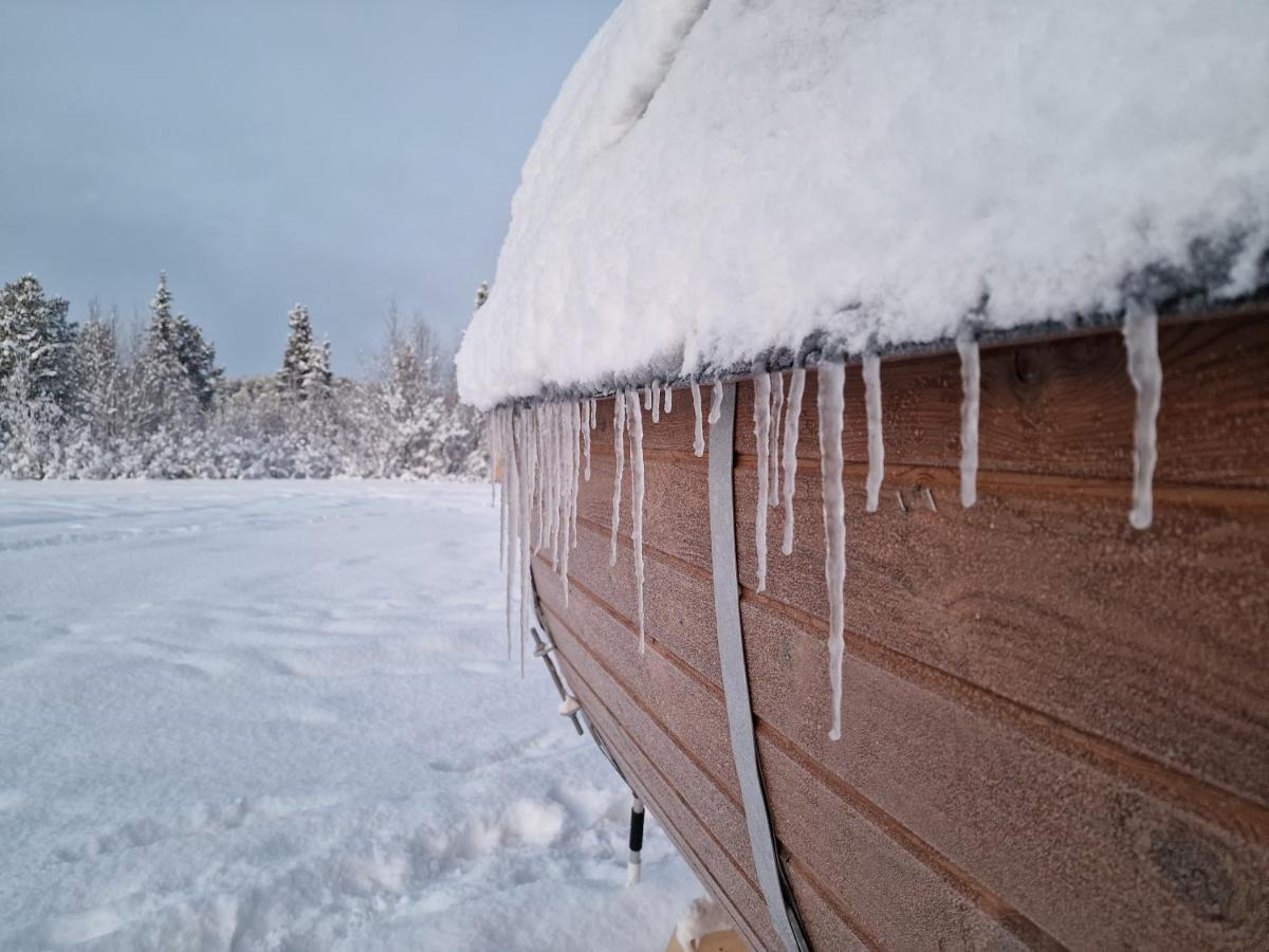 Aurora River Camp Glass Igloos & Cabins Kiruna Exterior foto