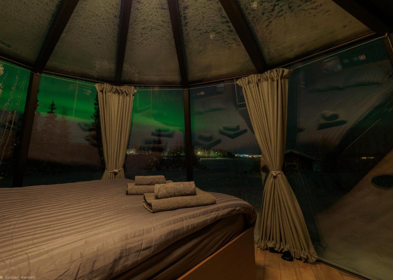 Aurora River Camp Glass Igloos & Cabins Kiruna Exterior foto
