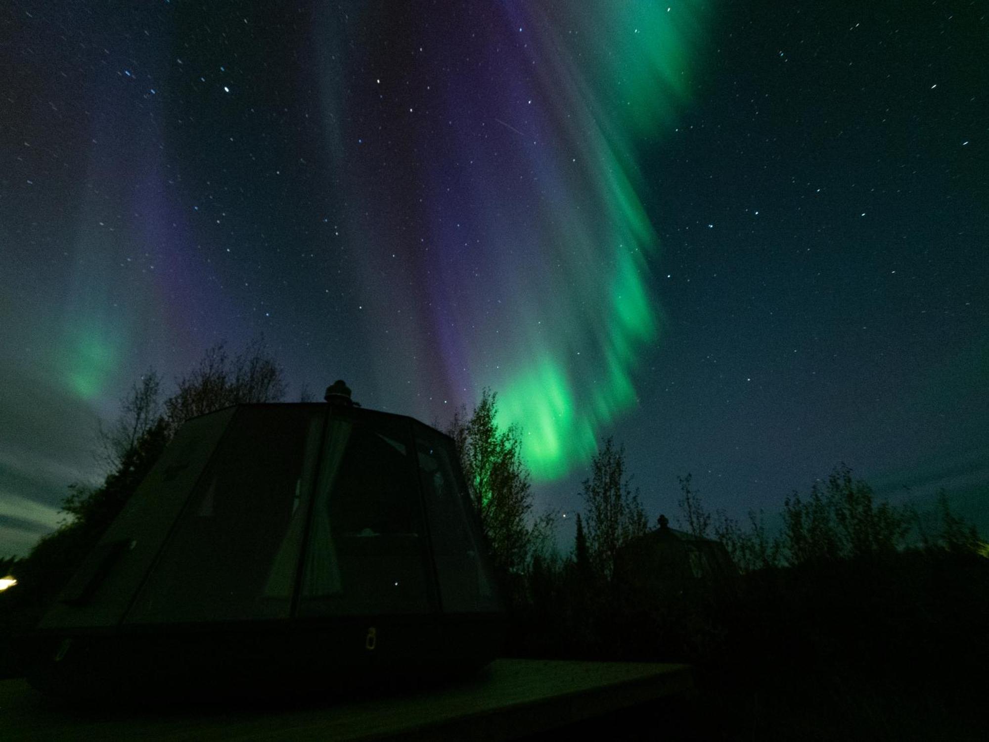 Aurora River Camp Glass Igloos & Cabins Kiruna Exterior foto